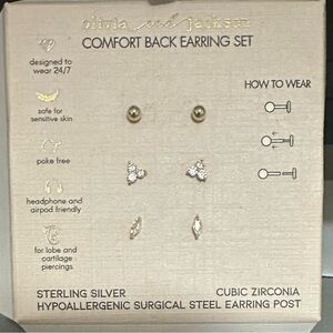🔴Buy 2 get 1 free🔴 Olivia & Jackson Sterling Silver Earring Set